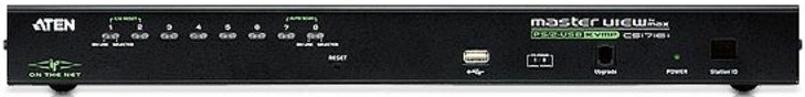 Переключатель электронный, 8 портов PS2/USB, доступ по IP ATEN CS1708I