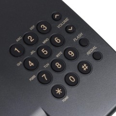 Телефон проводной Panasonic KX-TS2350RUB