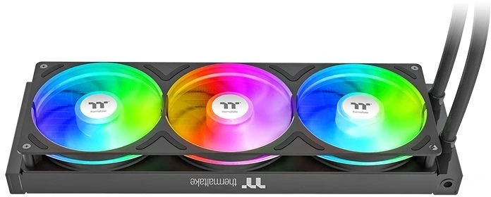 Система водяного охлаждения Thermaltake TH360-S V3 ARGB Soc-AM5/AM4/1200/1700/1851 черный 4-pin 37.8dB Al LCD 365W Ret (CL-W470-PL12SW-A)