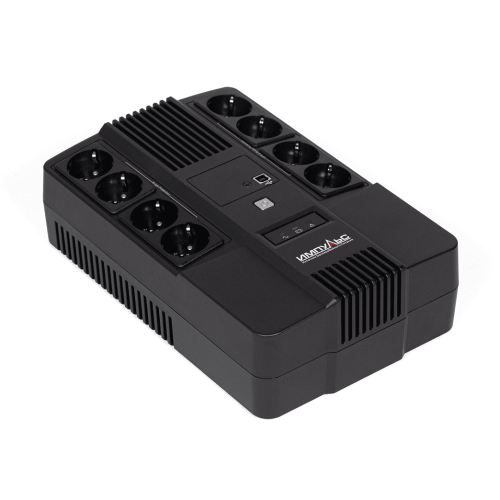 ИБП МАСТЕР 600, 600/360 ВА/Вт, LED, USB, RJ11/RJ45, SCHUKOx8 Импульс MT60102