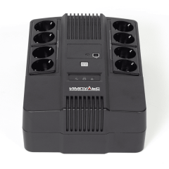 ИБП МАСТЕР 600, 600/360 ВА/Вт, LED, USB, RJ11/RJ45, SCHUKOx8 Импульс MT60102