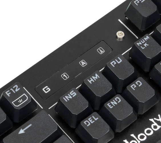 Клавиатура A4Tech Bloody B975 механическая черный USB Multimedia for gamer LED (подставка для запястий) (B975)