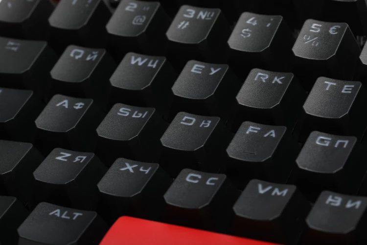 Клавиатура A4Tech Bloody S510R механическая черный USB for gamer LED (S510R USB FIRE BLACK/BLMS RED)