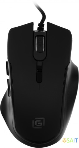 Мышь Оклик 729G LABYRINTH черный оптическая 6400dpi USB для ноутбука 7but (1465496)