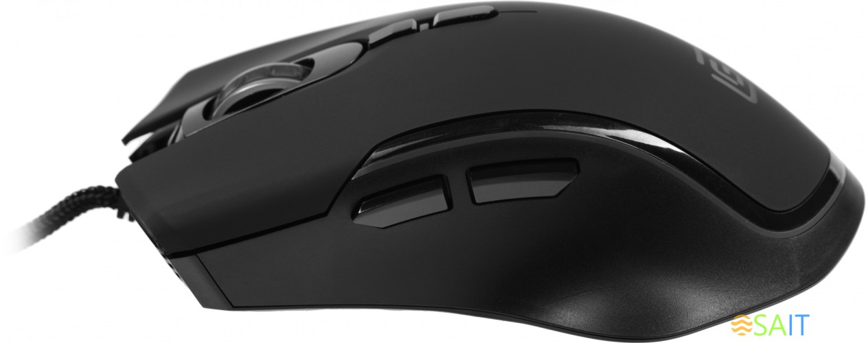 Мышь Оклик 729G LABYRINTH черный оптическая 6400dpi USB для ноутбука 7but (1465496)