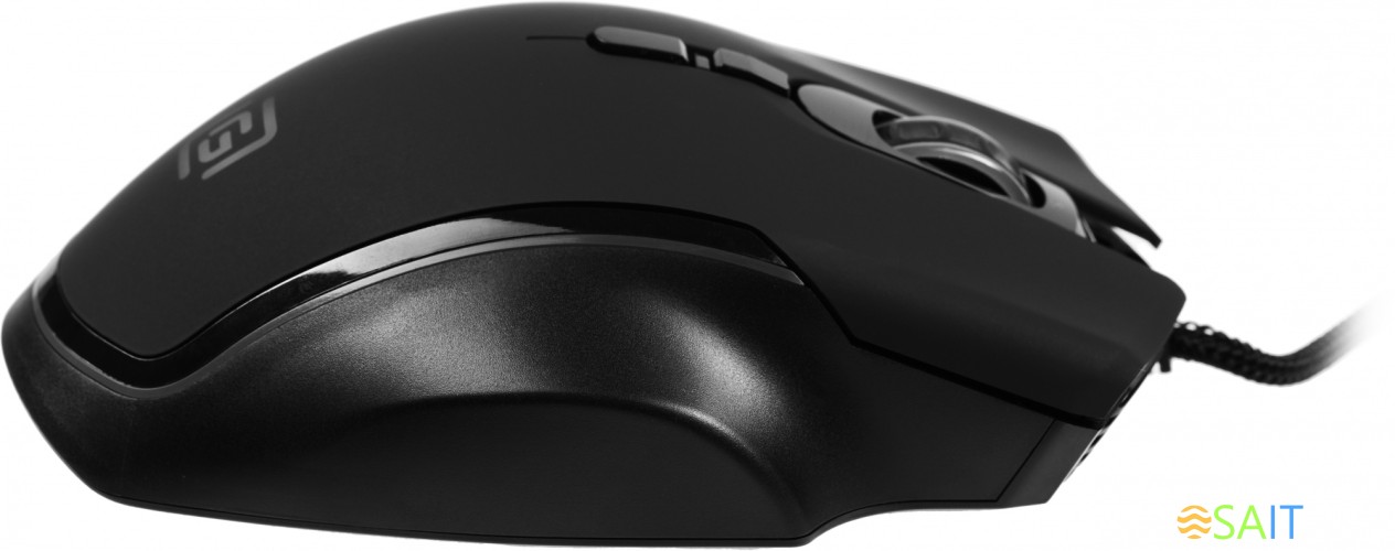 Мышь Оклик 729G LABYRINTH черный оптическая 6400dpi USB для ноутбука 7but (1465496)