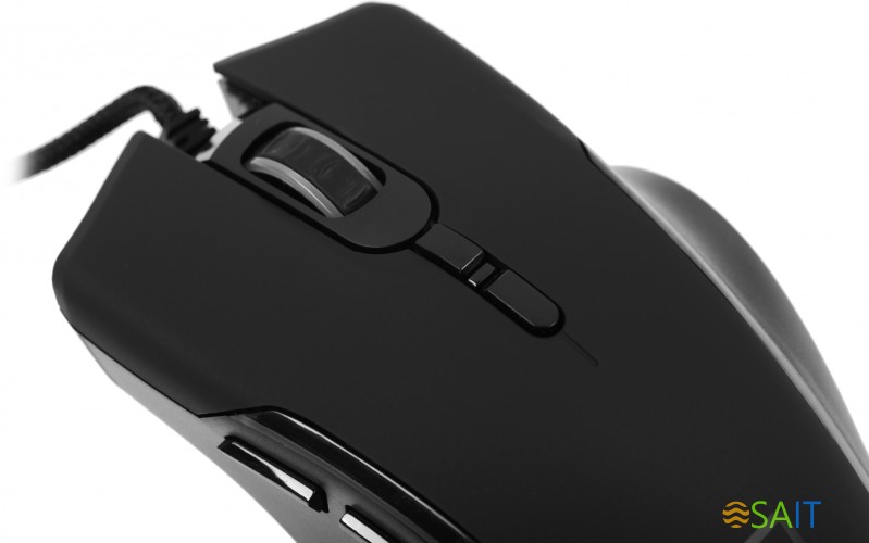 Мышь Оклик 729G LABYRINTH черный оптическая 6400dpi USB для ноутбука 7but (1465496)