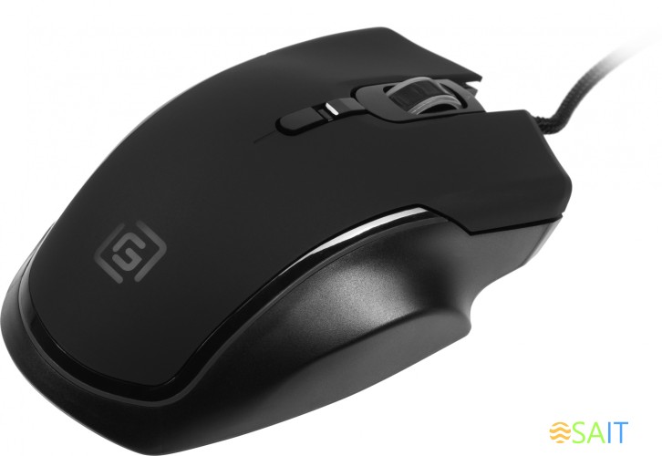 Мышь Оклик 729G LABYRINTH черный оптическая 6400dpi USB для ноутбука 7but (1465496)