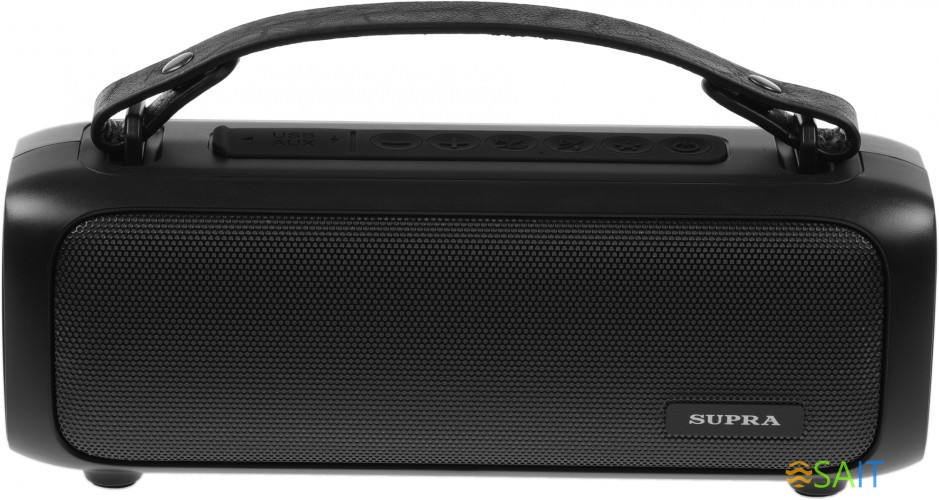 Аудиомагнитола Supra BTS-510 черный 20Вт MP3 FM(dig) USB BT microSD