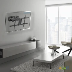 Кронштейн для телевизора Kromax CORBEL-8 титан 32"-75" макс.55кг настенный поворот и наклон