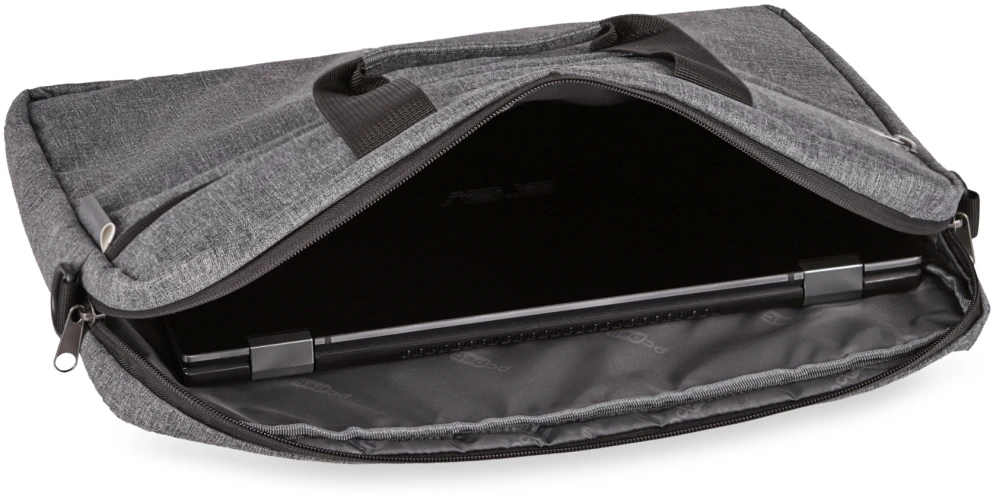 Сумка для ноутбука 15.6" Digma R-270 серый/черный полиэстер (R270GBK)