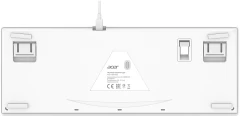 Клавиатура Acer OKR302 механическая белый USB беспроводная BT/Radio for gamer для ноутбука LED (ZL.KBDEE.016)