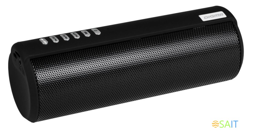 Колонка порт. Digma S-32 черный 6W 1.0 BT 2000mAh (SP326B)