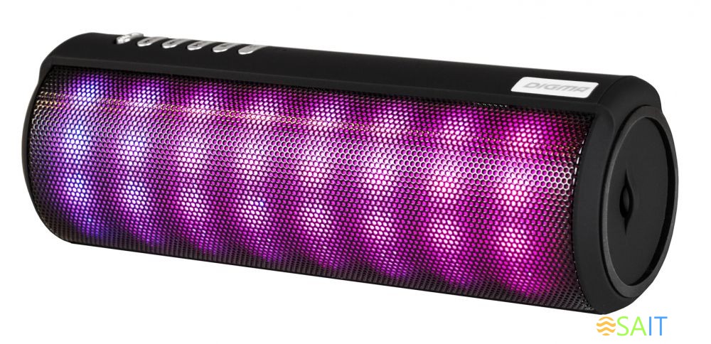 Колонка порт. Digma S-32 черный 6W 1.0 BT 2000mAh (SP326B)