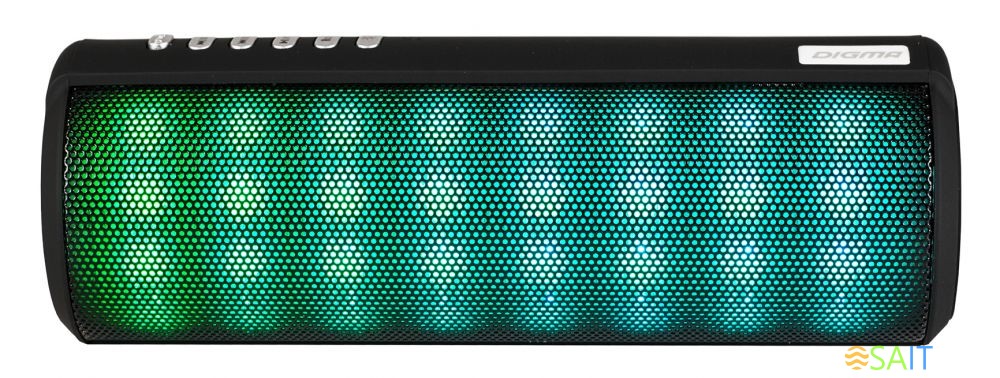 Колонка порт. Digma S-32 черный 6W 1.0 BT 2000mAh (SP326B)