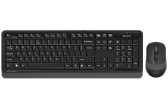 Клавиатура + мышь A4Tech Fstyler FG1010 клав:черный/серый мышь:черный/серый USB беспроводная Multime FG1010 GREY A4Tech FG1010 GREY