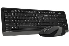 Клавиатура + мышь A4Tech Fstyler FG1010 клав:черный/серый мышь:черный/серый USB беспроводная Multime FG1010 GREY A4Tech FG1010 GREY