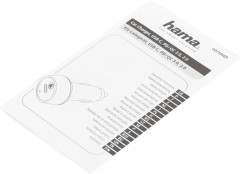 Автомобильное зар./устр. Hama H-210569 20W 1.67A+3A+2.22A (PD) USB универсальное черный (00210569)