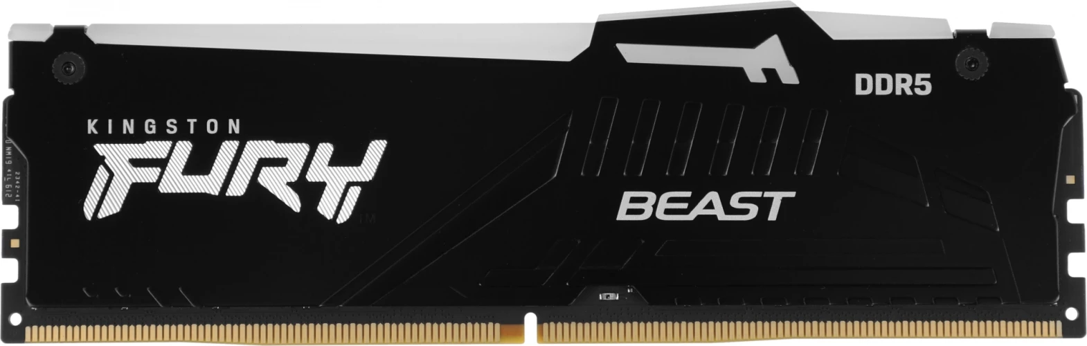 Память DDR5 32GB 5600MHz Kingston KF556C40BBA-32 Fury Beast XMP RGB RTL Gaming PC5-44800 CL40 DIMM 288-pin 1.25В dual rank с радиатором Ret