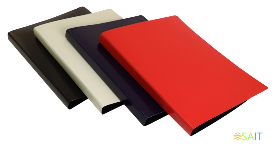 Папка метал.зажим Бюрократ DeLuxe DL07CMILK A4 пластик 0.7мм кор.27мм молочный