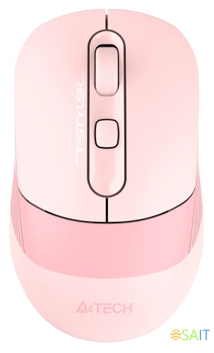 Мышь A4Tech Fstyler FB10C розовый оптическая 2000dpi беспров. BT/Radio USB 4but (FB10C BABY PINK)