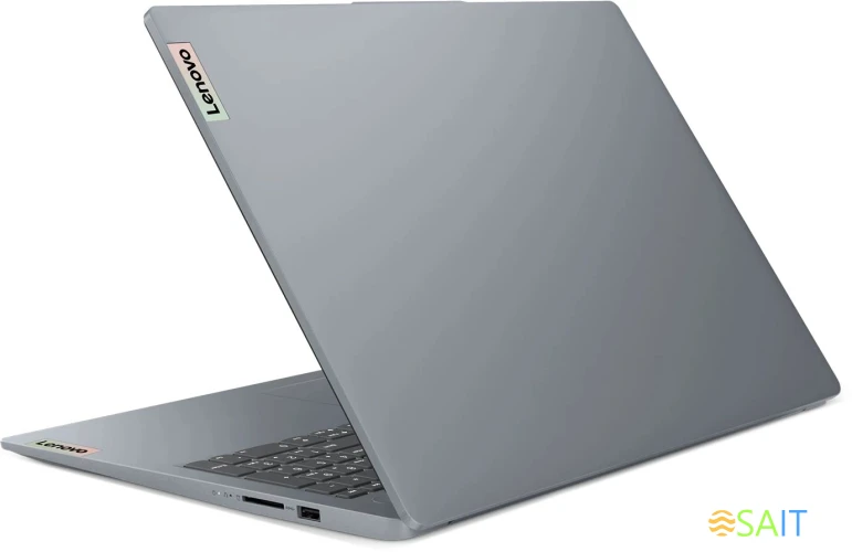 Ноутбук Lenovo IdeaPad Slim 3 16ABR8 Ryzen 5 7530U 8Gb SSD512Gb AMD Radeon 16" IPS WUXGA (1920x1200) noOS grey WiFi BT Cam (82XR004SRK)