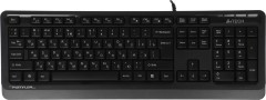 Клавиатура A4Tech FK10 черный/серый USB (FK10 GREY) кабель 1.5м