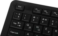 Клавиатура A4Tech FK10 черный/серый USB (FK10 GREY) кабель 1.5м