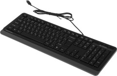 Клавиатура A4Tech FK10 черный/серый USB (FK10 GREY) кабель 1.5м