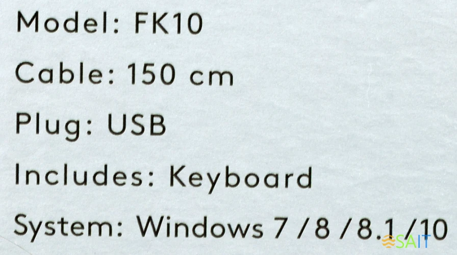 Клавиатура A4Tech Fstyler FK10 черный/серый USB (FK10 GREY)