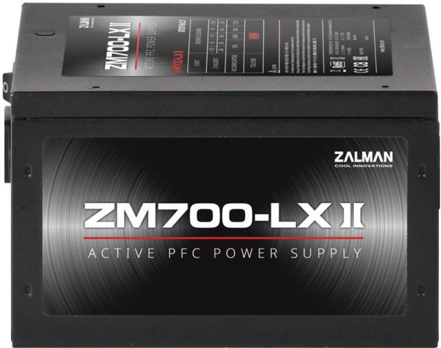 Блок питания Zalman ATX 700W ZM700-LXII (20+4pin) APFC 120mm fan 6xSATA RTL