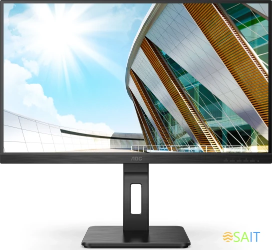 Монитор AOC 23.8" 24P2QM черный VA LED 4ms 16:9 DVI HDMI M/M матовая HAS Piv 300cd 178гр/178гр 1920x1080 75Hz VGA DP FHD USB 4.75кг