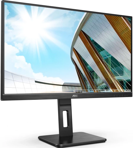 Монитор AOC 23.8" 24P2QM черный VA LED 4ms 16:9 DVI HDMI M/M матовая HAS Piv 300cd 178гр/178гр 1920x1080 75Hz VGA DP FHD USB 4.75кг