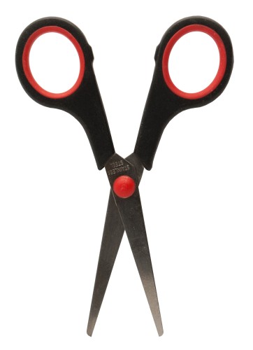 Ножницы Buro Smart универсальные 140мм ручки с резиновой вставкой