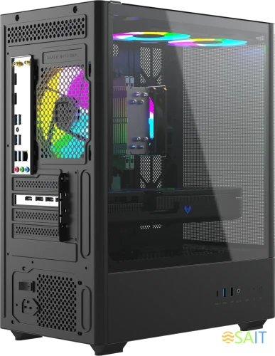 ПК Teclast G03 Ryzen 5 7500F (3.7) 32Gb SSD1Tb RTX5060TI 8Gb Windows 11 Pro GbitEth WiFi BT 500W черный (G03 7500F32G1T5060T8BKRU)