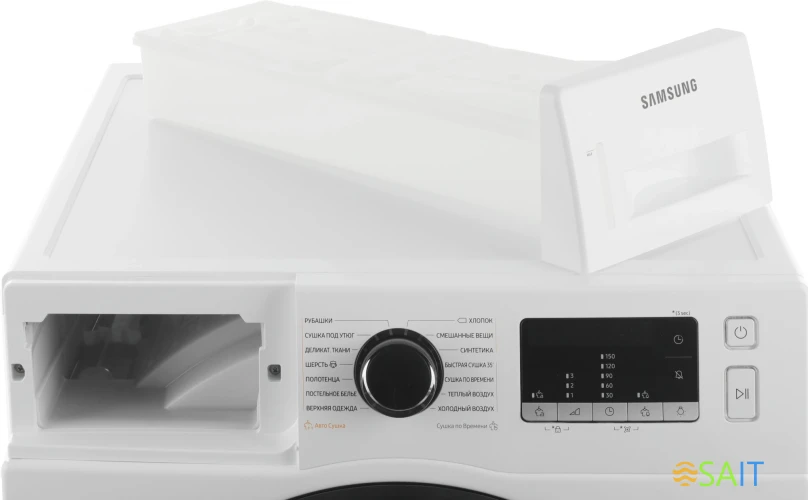 Сушильная машина Samsung DV90TA040AE/LP кл.энер.:A++ макс.загр.:9кг белый