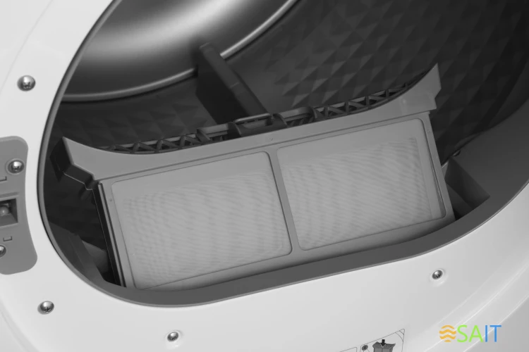 Сушильная машина Samsung DV90TA040AE/LP кл.энер.:A++ макс.загр.:9кг белый