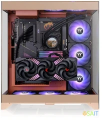 Корпус Thermaltake CTE E550 TG Gravel Sand коричневый без БП ATX 8x120mm 6x140mm 2xUSB3.0 audio bott PSU