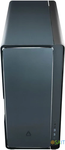 Корпус Azza Cast черный без БП ATX 3x120mm 2x140mm 2xUSB3.0 audio bott PSU