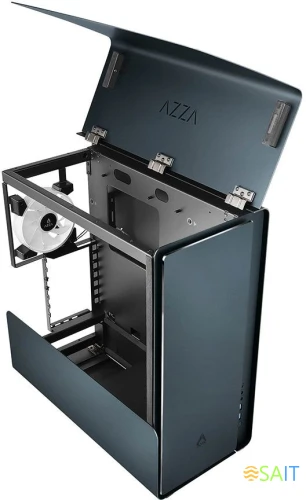 Корпус Azza Cast черный без БП ATX 3x120mm 2x140mm 2xUSB3.0 audio bott PSU