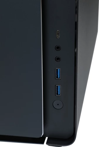 Корпус Azza Cast черный без БП ATX 3x120mm 2x140mm 2xUSB3.0 audio bott PSU