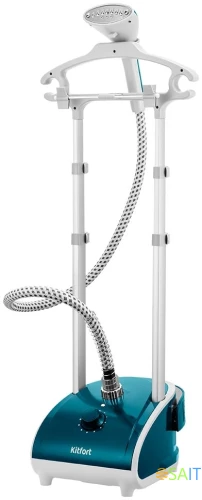 Отпариватель напольный Kitfort КТ-9292 1950Вт бирюзовый/белый