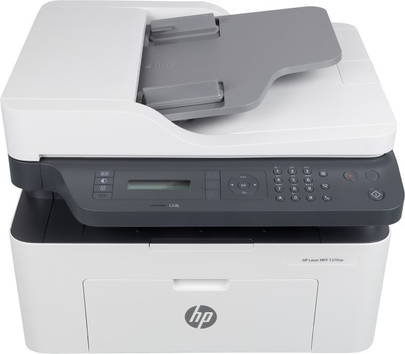 МФУ лазерный HP Laser 137fnw (4ZB84A) A4 WiFi белый