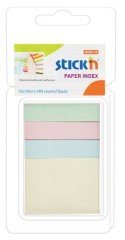 Закладки самокл. индексы бумажные Stick`n 21616 4цв.в упак. 40лист 12x50мм+38x50мм блистер