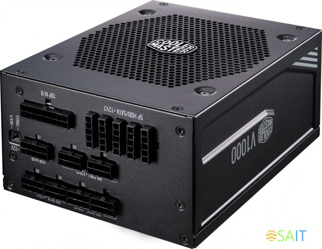 Блок питания Cooler Master ATX 1000W V1000 80+ platinum 24pin APFC 140mm fan 12xSATA Cab Manag RTL