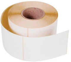 Термоэтикетки Cactus Eco CS-TE75120300 прямая сег.:75x120мм самоклей. термобум. д.вн.рул.90мм д.вт.40мм 300шт/рул белый