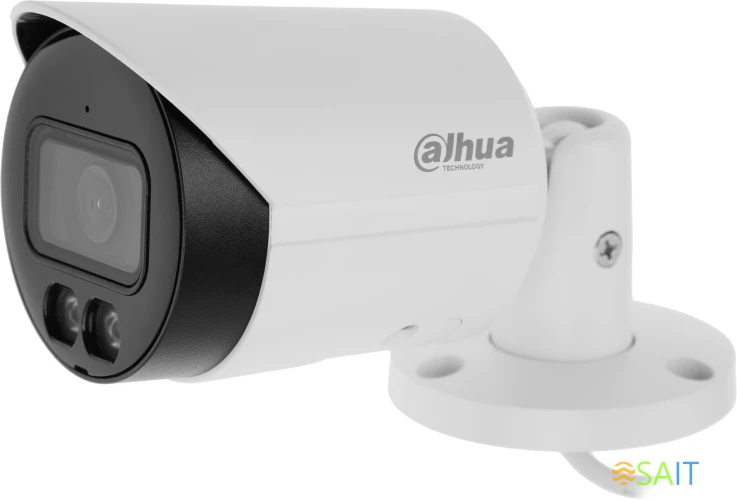 Камера видеонаблюдения IP Dahua DH-IPC-HFW2449S-S-IL-0280B 2.8-2.8мм цв. корп.:белый (DH-IPC-HFW2449SP-S-IL-0280B)