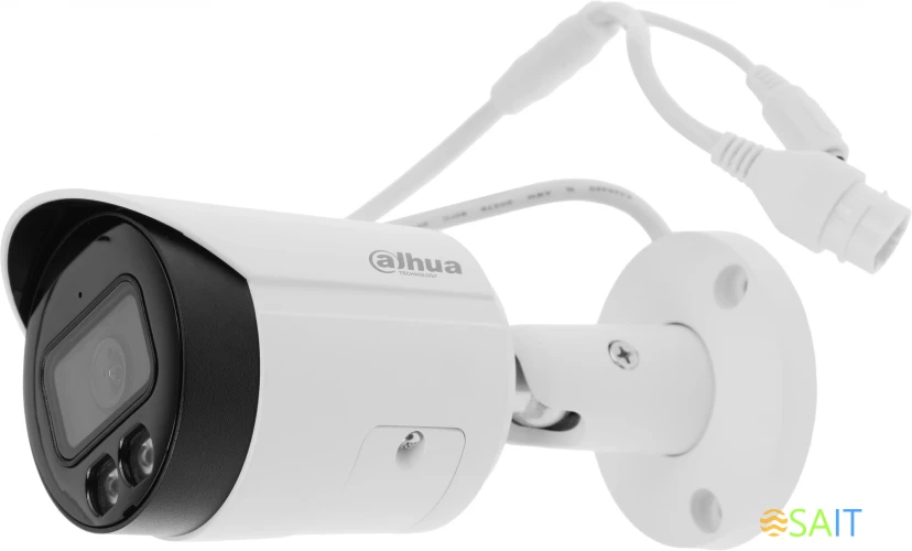 Камера видеонаблюдения IP Dahua DH-IPC-HFW2449S-S-IL-0280B 2.8-2.8мм цв. корп.:белый (DH-IPC-HFW2449SP-S-IL-0280B)