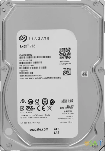Жесткий диск Seagate SAS 3.0 4TB ST4000NM003A Server Exos 7E8 512E (7200rpm) 256Mb 3.5"