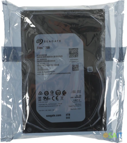 Жесткий диск Seagate SAS 3.0 4TB ST4000NM003A Server Exos 7E8 512E (7200rpm) 256Mb 3.5"